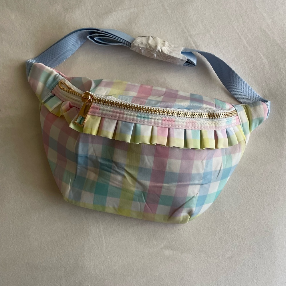 Rainbow Checker Fanny Pack